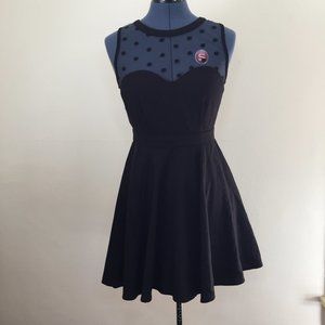 Coincidence & Chance Women's Black Skater Dress Size S
